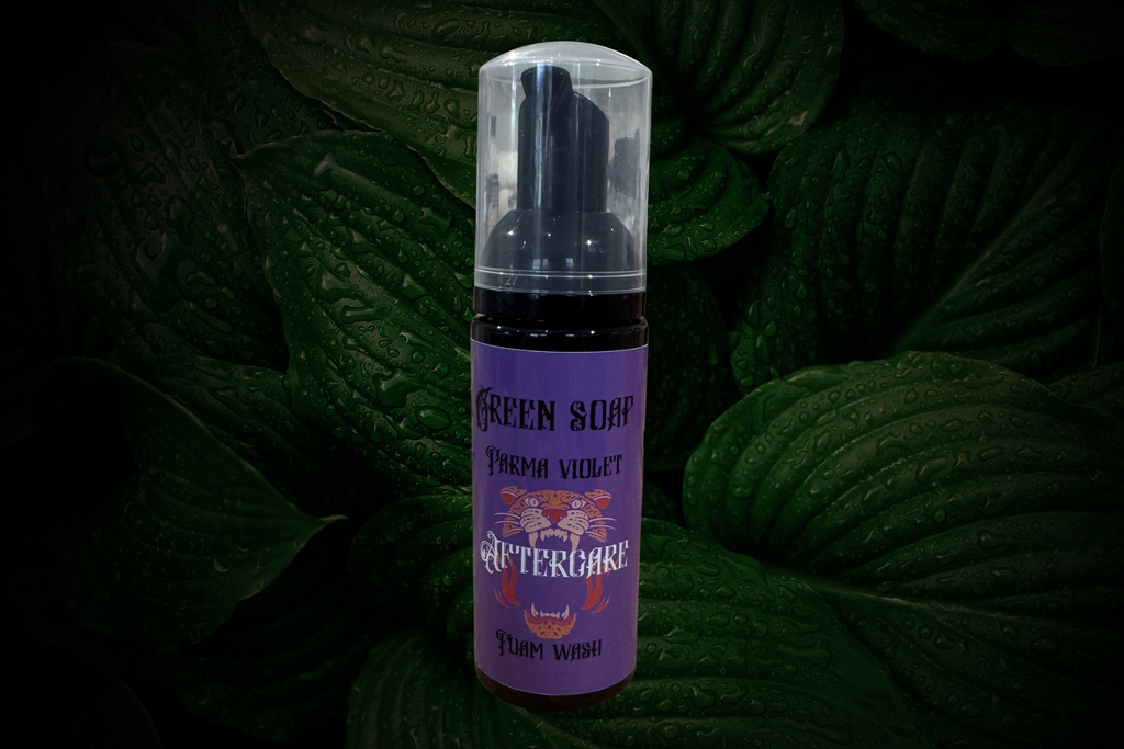 Parma Violet foam wash